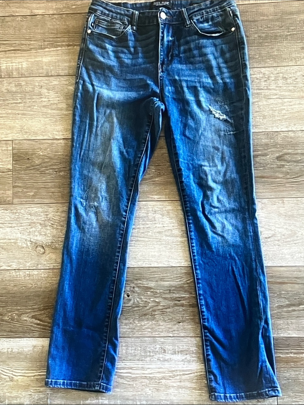 Judy Blue Faded Dark Indigo Skinny Jeans